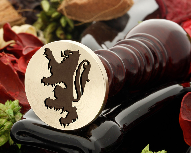 Lion Crest D5 Wax Seal Stamp