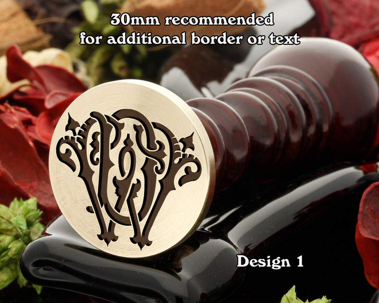 DW WD Victorian Monogram Design 1