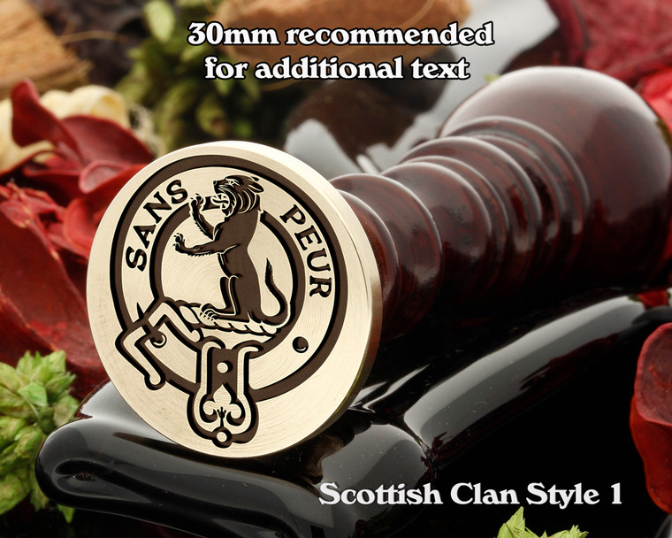 Sutherland Scottish Clan Wax Seal D1