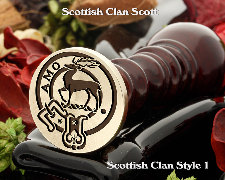 Scott Scottish Clan Wax Seal D1