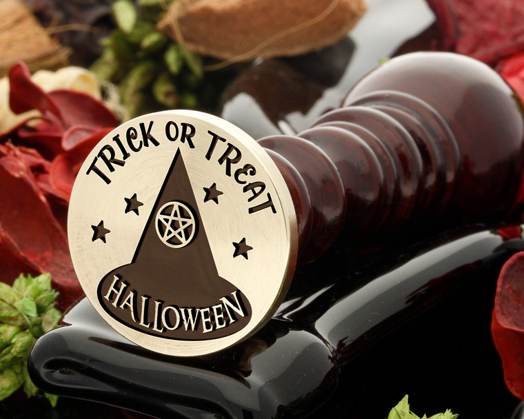 Witches Hat Trick or Treat Wax Seal Stamp