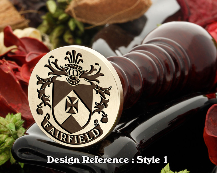 Fairfield Family Crest Wax Seal D1