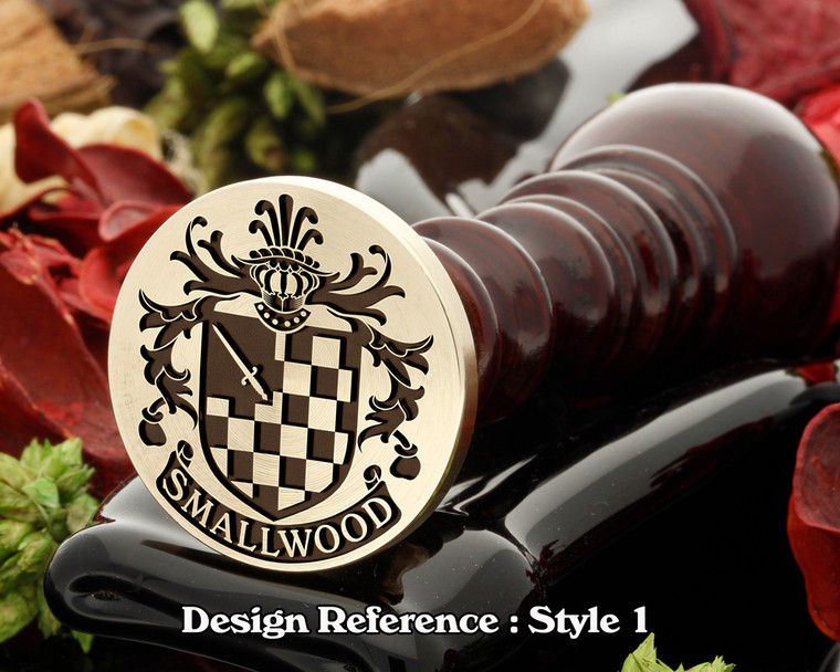 Smallwood Family Crest Wax Seal D1