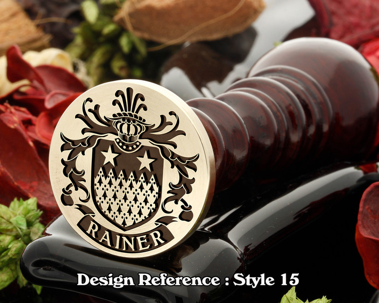 Rainer Family Crest Wax SealD15