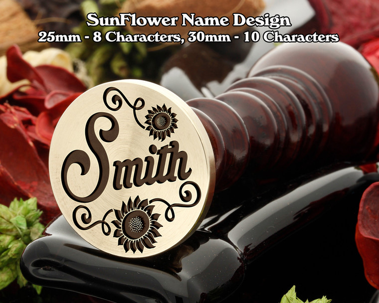 Sunflower Name Design,  max letters 10 for Name