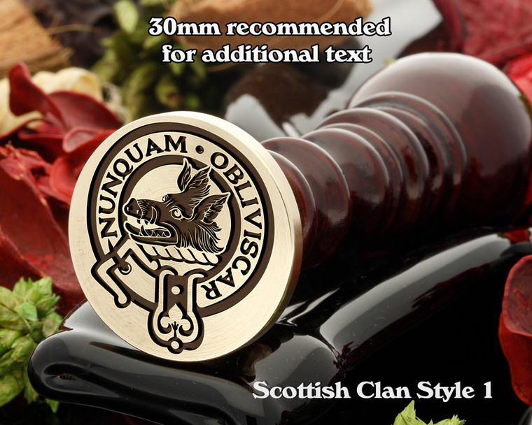 MacIvor Scottish Clan Wax Seal D1