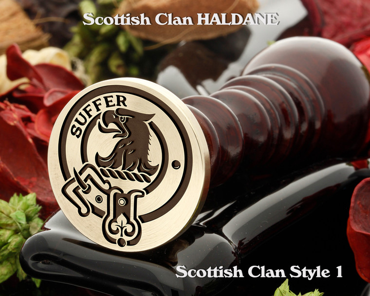Haldane Scottish Clan Wax Seal, also suitable for Cufflinks and Signet Rings D1