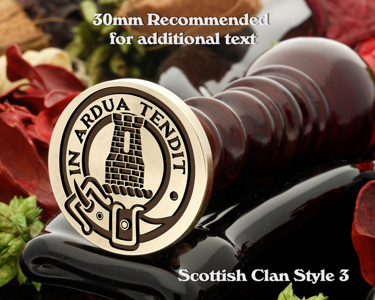 Malcolm Scottish Clan Wax Seal D1