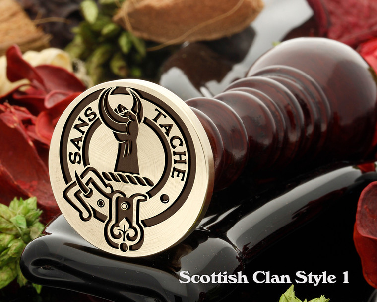 Napier Scottish Clan Wax Seal D1