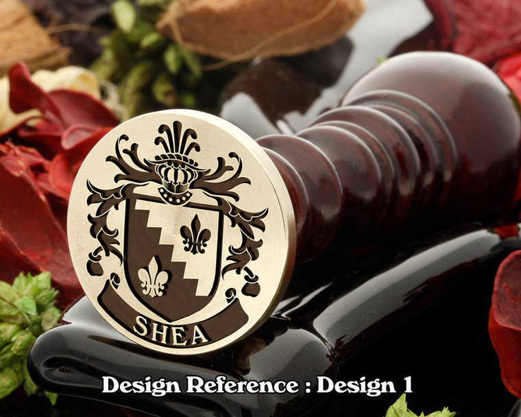 Shea Family Crest Wax Seal D1