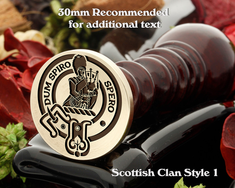 MacLennan Scottish Clan Wax Seal D1