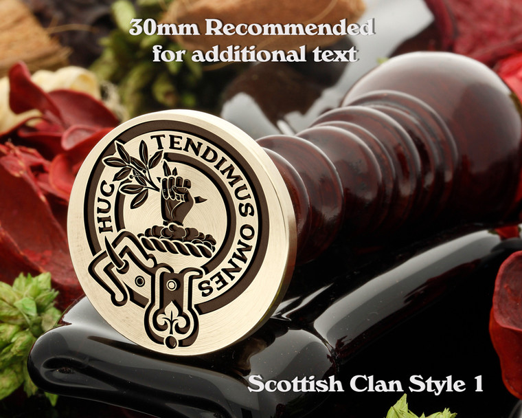 Paterson Scottish Clan Wax Seal D1