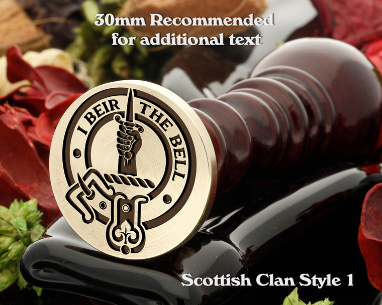 Bell Scottish Clan Wax Seal D1