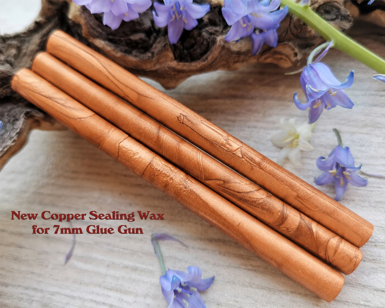 New Copper Pearl Sealing Wax Sticks for 7mm Glue Gun