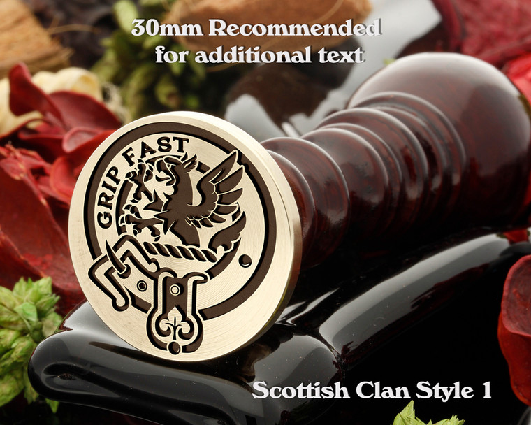 Leslie Scottish Clan Wax Seals D1