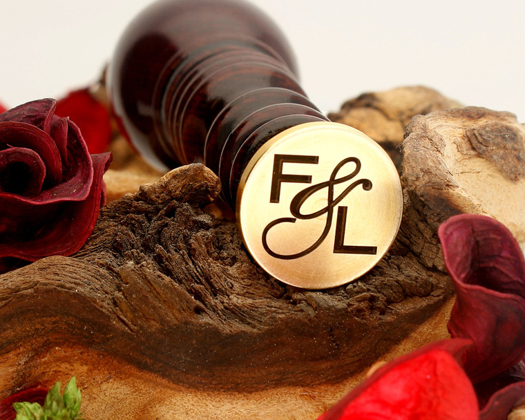 Initials "F&L" Sale Monogram Wax Seal