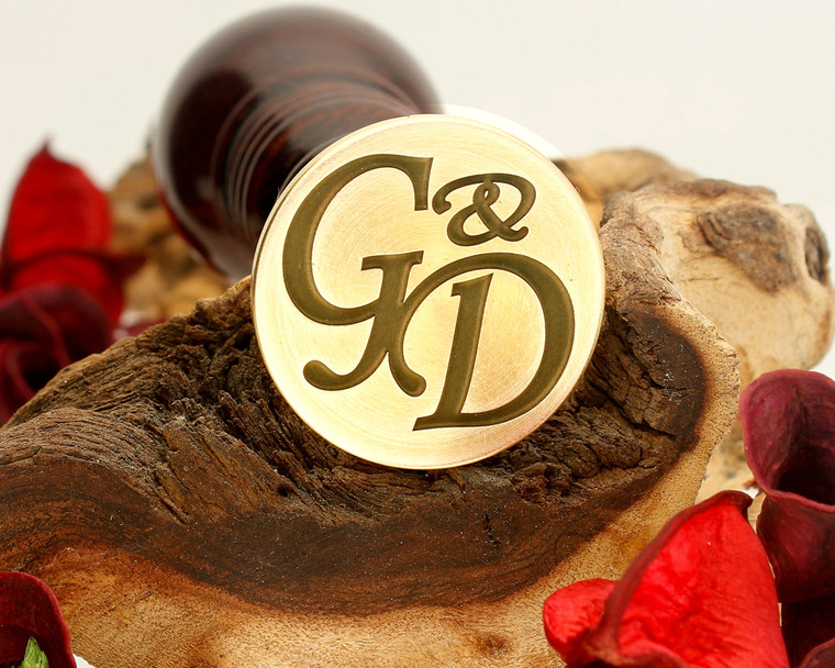 Initials "G&D" Sale Monogram Wax Seal