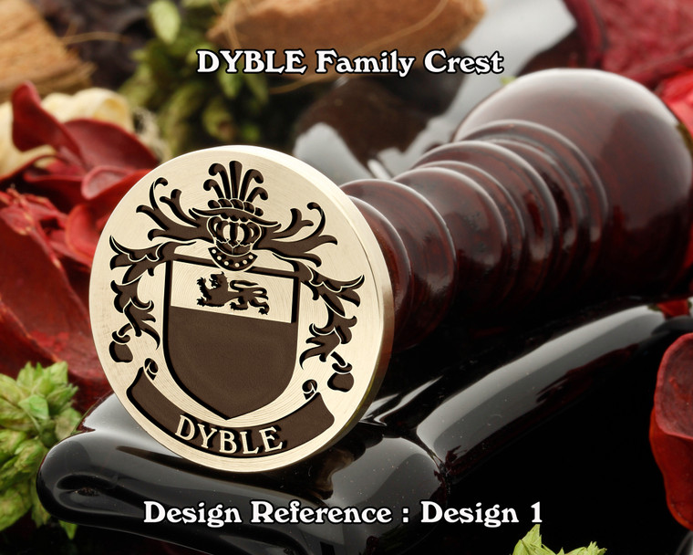 Dyble Family Crest Wax Seal D1