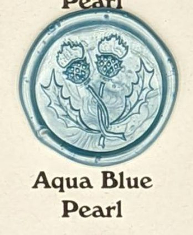 Aqua Blue Pearl Sealing Wax Sticks for 11mm Glue Gun