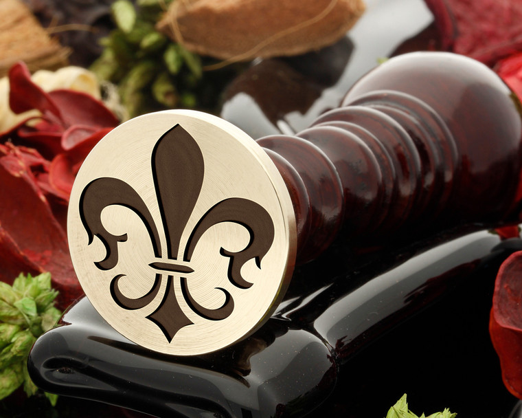 Fleur De Lys D10 Wax Seal Stamp