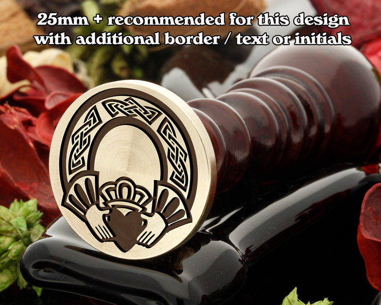 Claddagh D1 Wax Seal Stamp