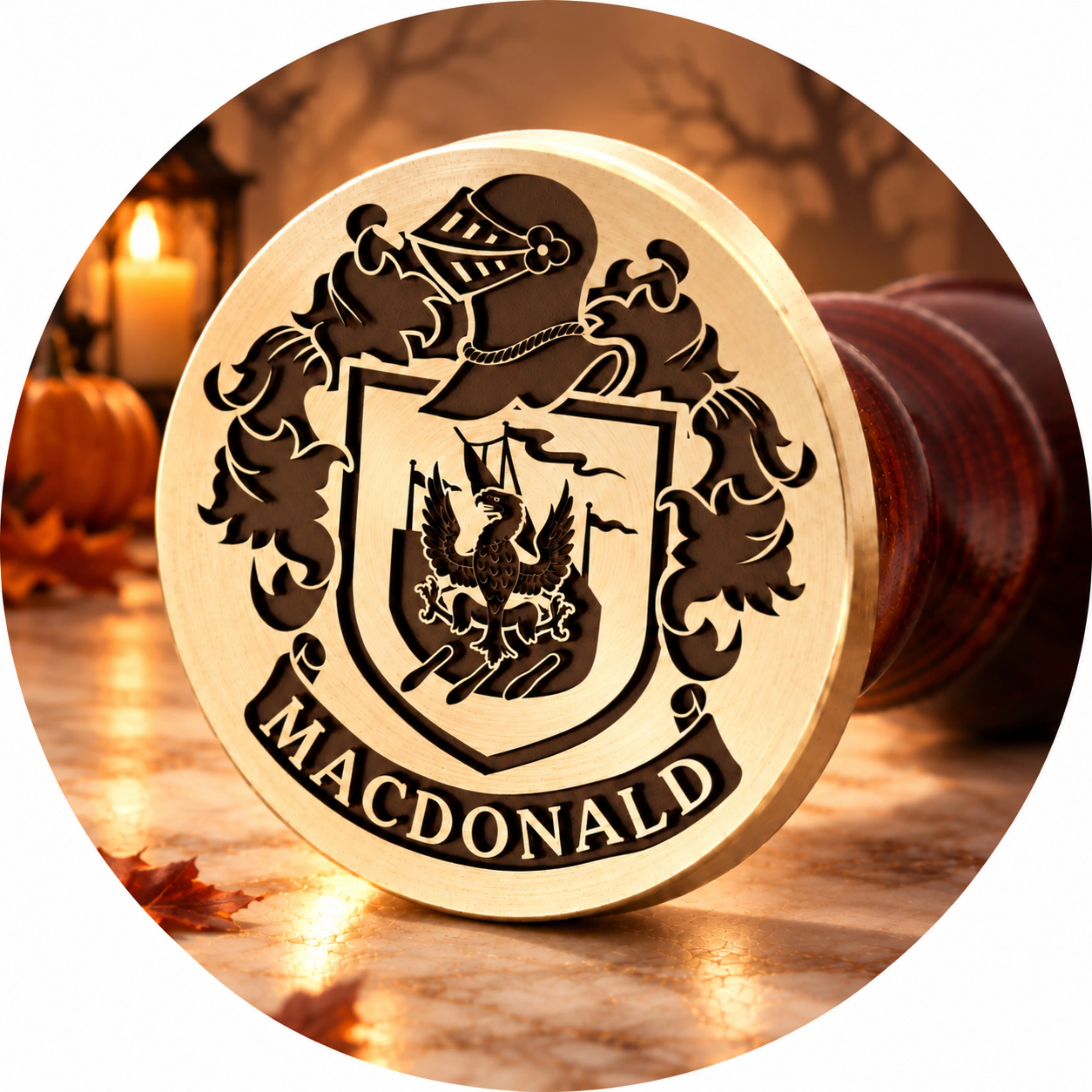 Family Crest Wax Seal Stamp Designs