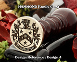 HAMMOND Family Crest Wax Seal D4