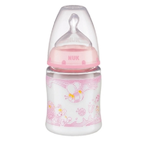 Biberón 0 bpa pp silicona - nuk first choice leche (150 CC t-1 m rose)