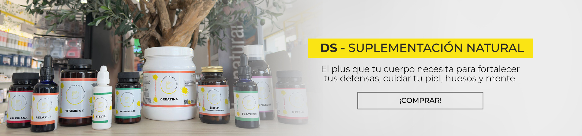 PRODUCTOS MARCA DS, suplementación natural en Farmacia Server
