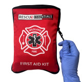 Wildland Fire Personal First Aid Kit- Front being unzipped