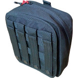 Black Rip-Away Med Pouch, back