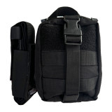 CBP IFAK 2 black color front view by rescue essentials