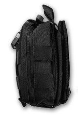 Compact IFAK Rip-Away Pouch, Black, Side