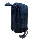 Compact IFAK Rip-Away Pouch, Black, Side-Angled