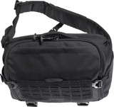 5.11 UCR Sling Pack, Black, front with shoulder straps