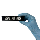 "Splinting" Name Tape, in hand