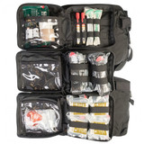 NAR Warrior Aid and Litter Kit by North American Rescue NAR Black (open)