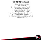 LE Vehicle First Aid Kit, contents part 2