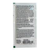 BugX® Towelette, back of packaging