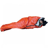 Heatsheets® Emergency Bivvy, in use around person's body