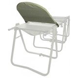 NAR Collapsible Litter Talon Backrest, on litter