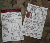 SOF MIST™ Casualty Treatment Card, filled out