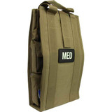 Medical Pack Insert by rescue essentials in OD Green closed, side view