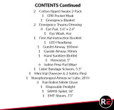 BLS Supplies Module, contents list part 2