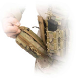 NAR Quick Detach Panel (3" x 6"), In action, Coyote