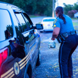 Downed Officer Kit, in use