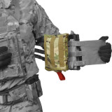 Adaptive First Aid Kit - Pouch, on uniform