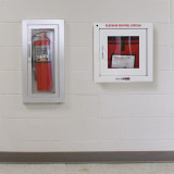 Bleeding Control Station, on wall