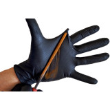 Get-A-Grip Nitrile Gloves, Black prick demonstration