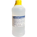 TrueClot Clotting Solution, in bottle back